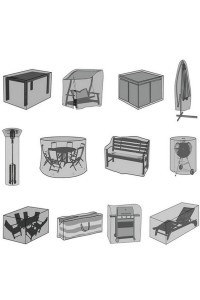 SCB012  Customized outdoor large doll dust cover customized outdoor furniture dust cover umbrella desk chair rain proof sunshade ash sunscreen sofa cover customized equipment waterproof cloth